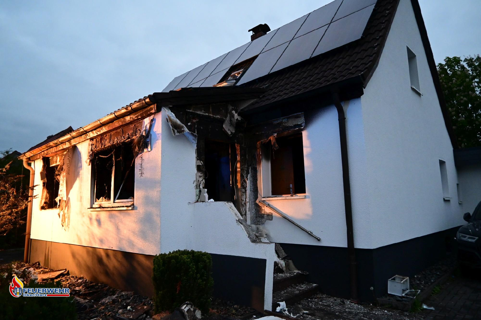 08.05.2026 - Wohnhausbrand in Oker fordert Großeinsatz der Feuerwehr